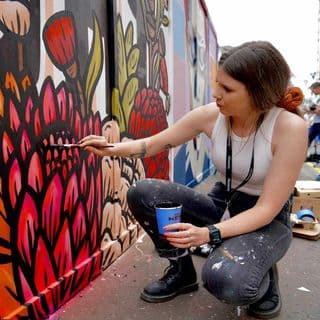 Danni Simpson at work