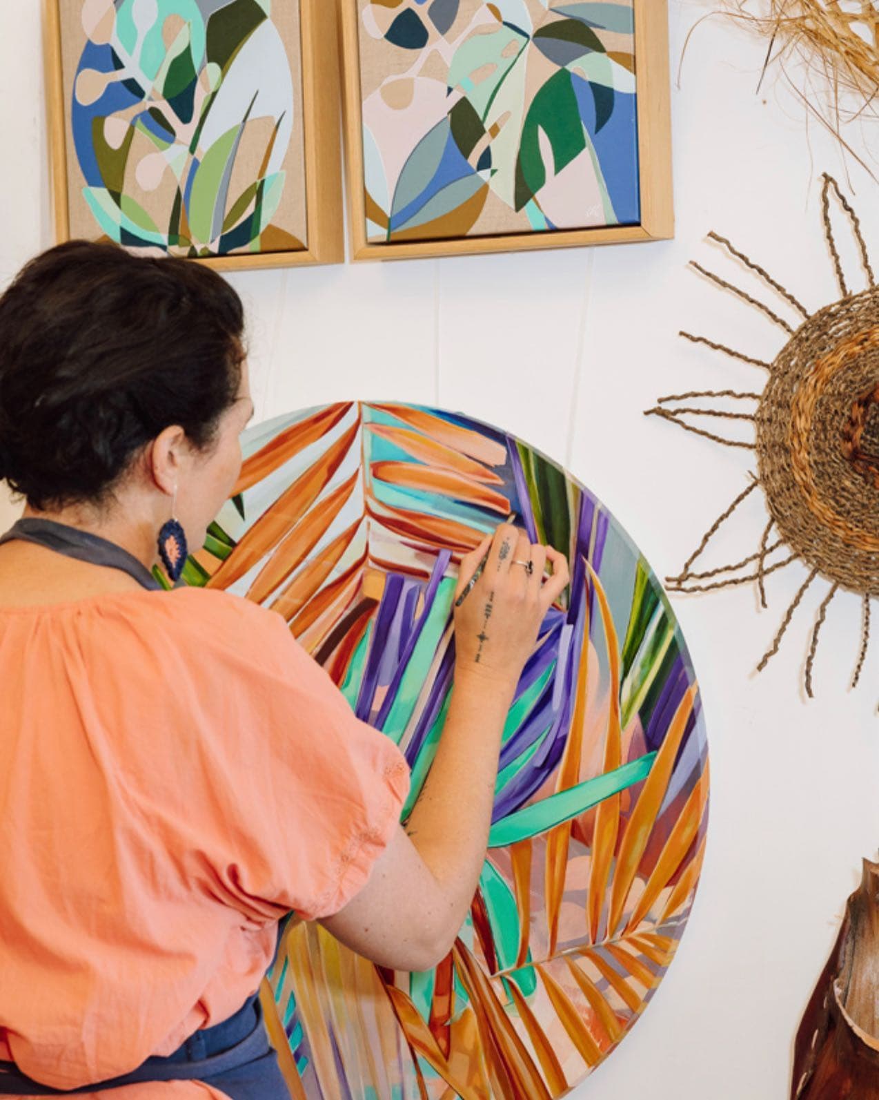 Tamara Armstrong at work