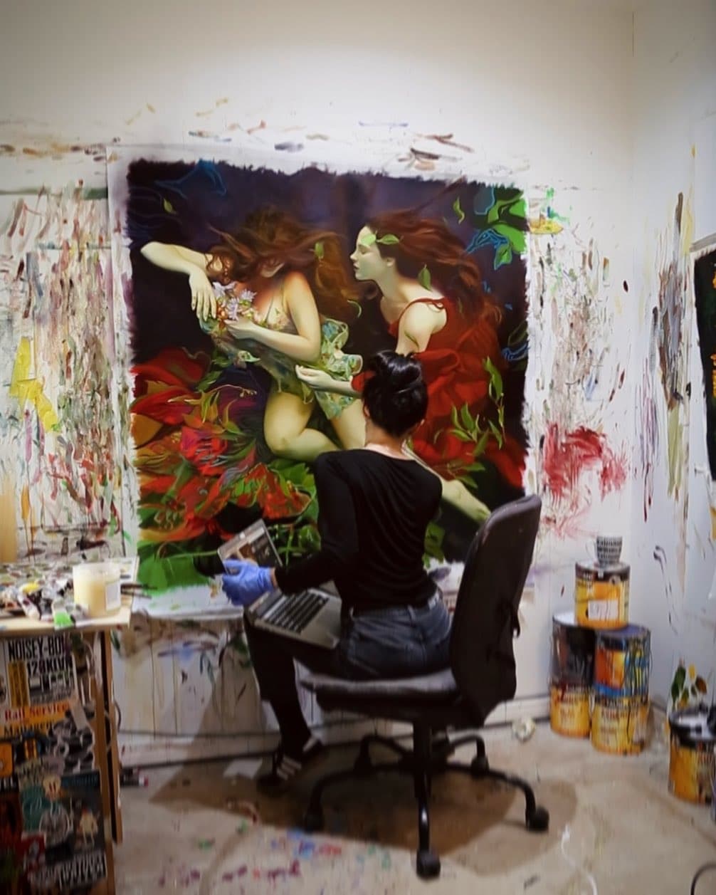 Loretta Lizzio at work