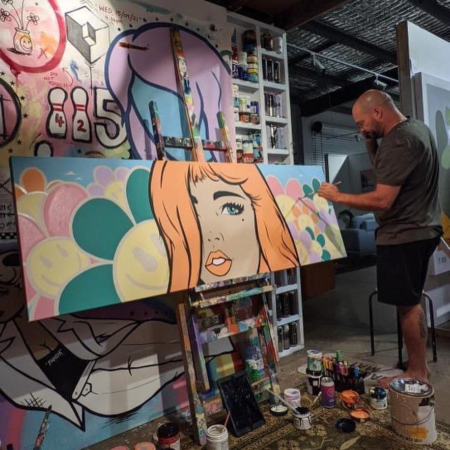 Dion Parker at work