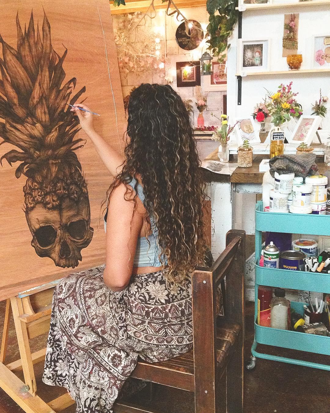 Ana Marcela at work
